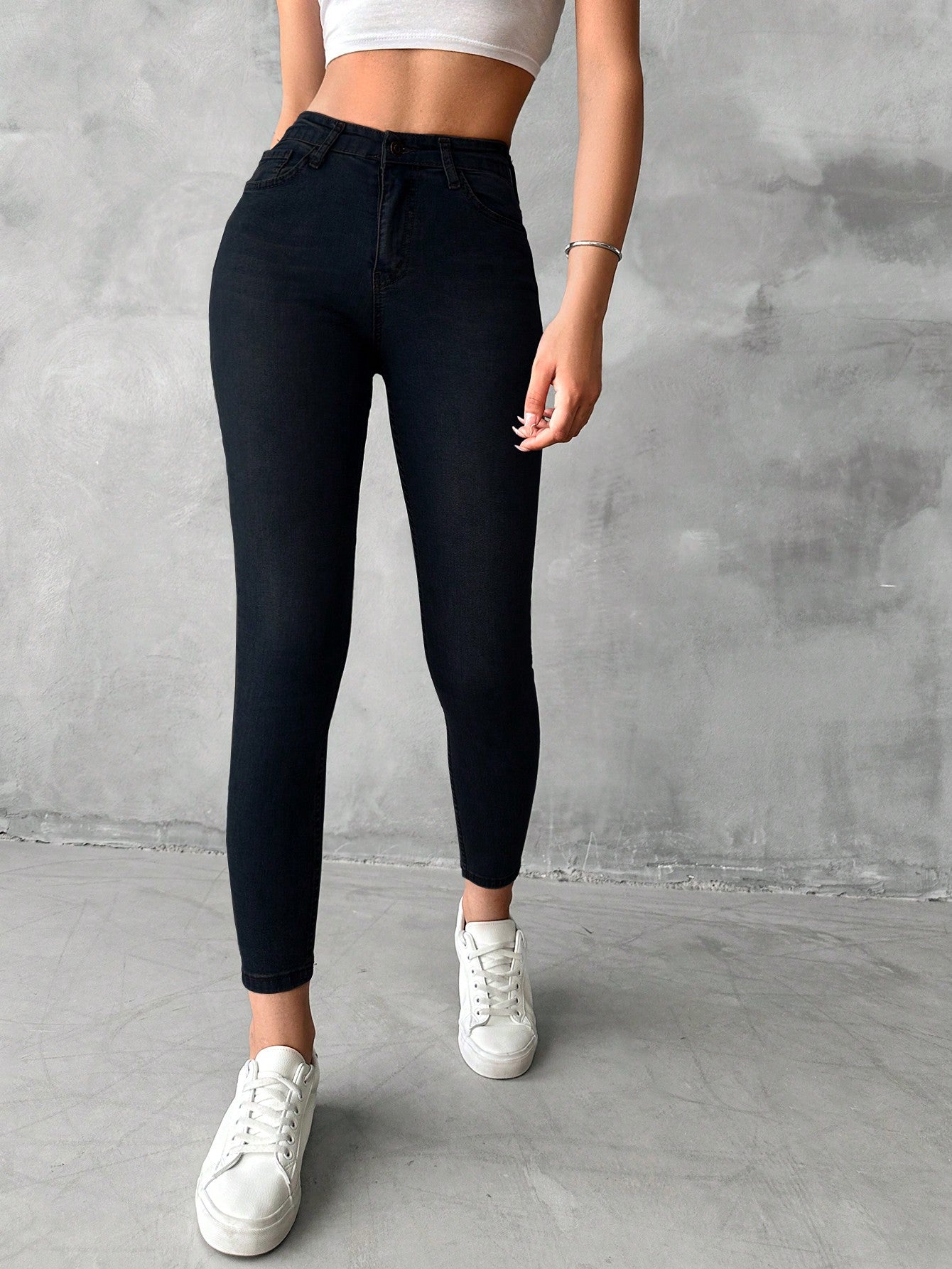 Blugi Dama, Croiala Slim Fit, Elastici, Subtiri