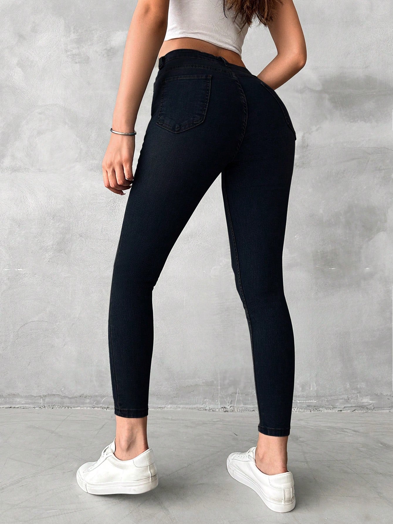 Blugi Dama, Croiala Slim Fit, Elastici, Subtiri