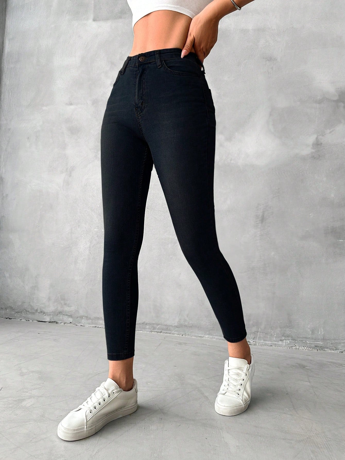 Blugi Dama, Croiala Slim Fit, Elastici, Subtiri