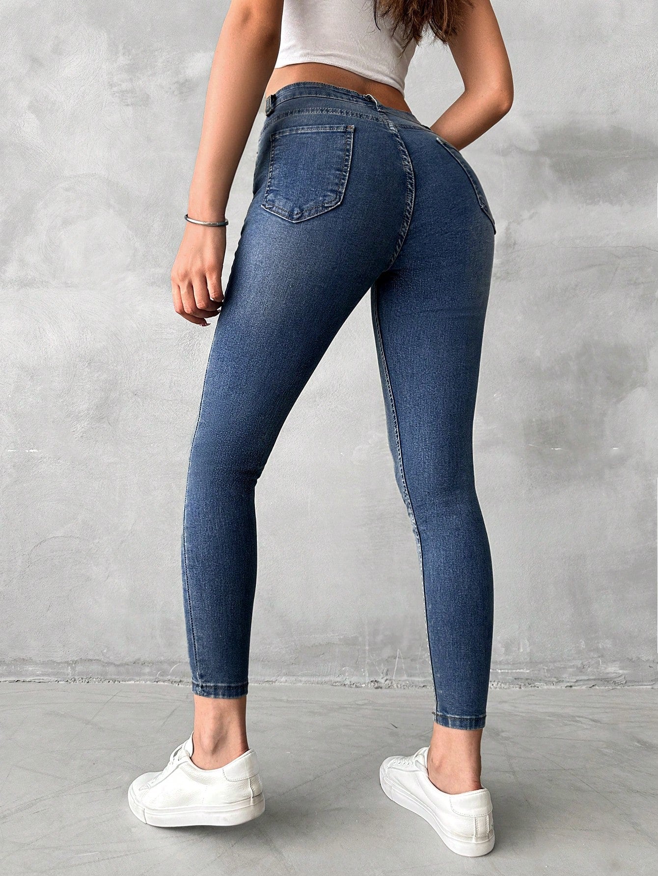 Blugi Dama, Croiala Slim Fit, Elastici, Subtiri