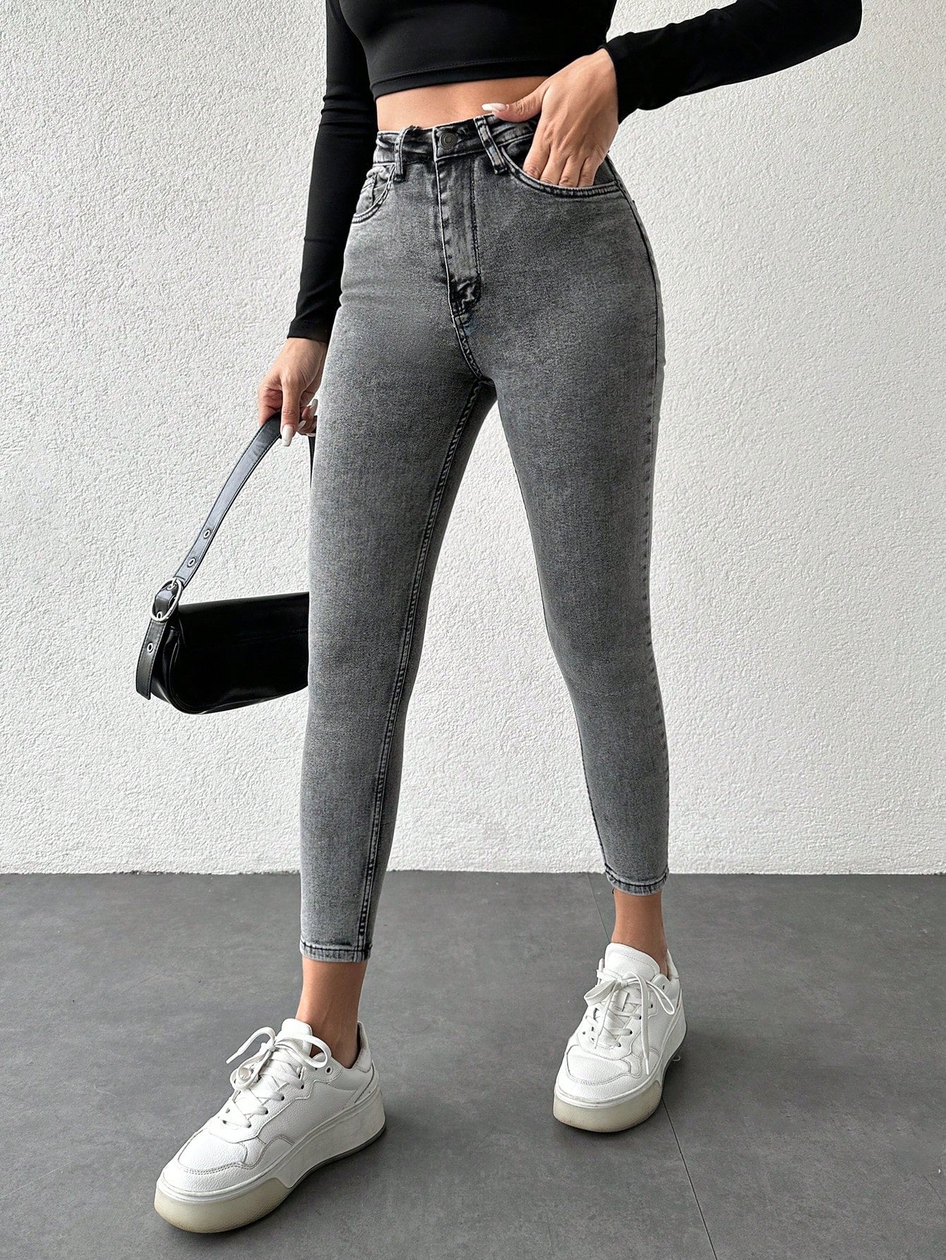 Blugi Dama, Croiala Slim Fit, Elastici, Subtiri