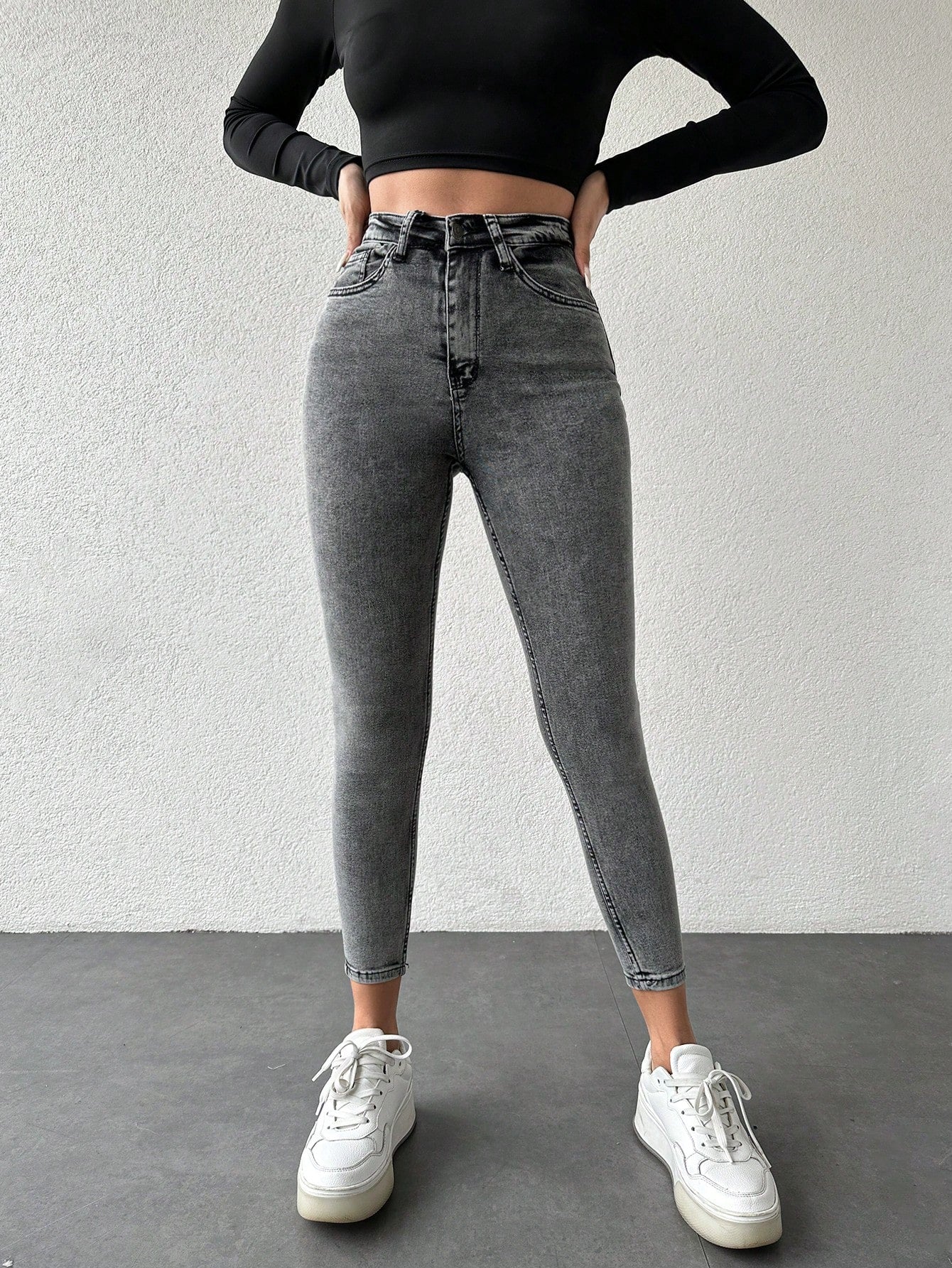 Blugi Dama, Croiala Slim Fit, Elastici, Subtiri