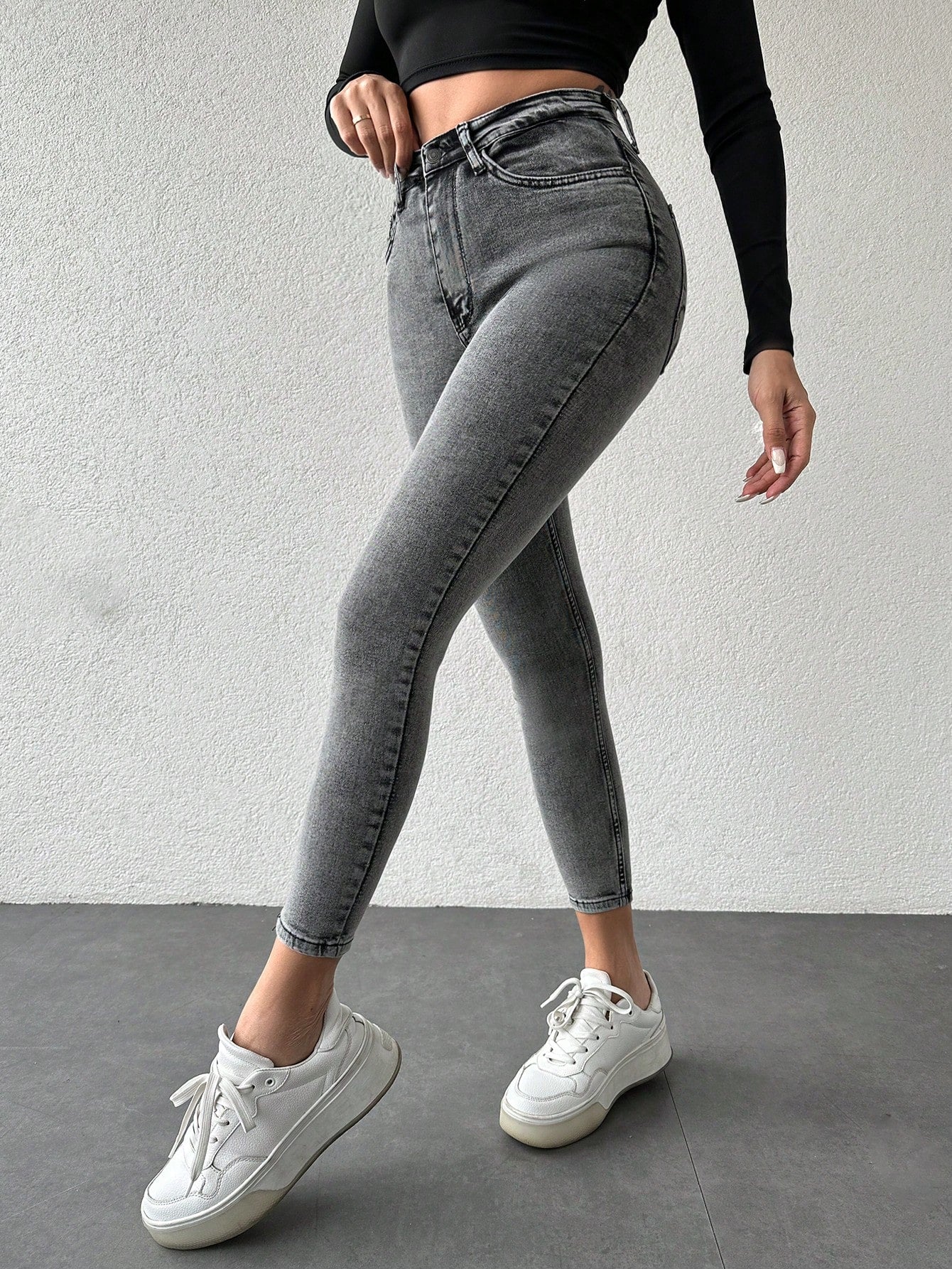 Blugi Dama, Croiala Slim Fit, Elastici, Subtiri