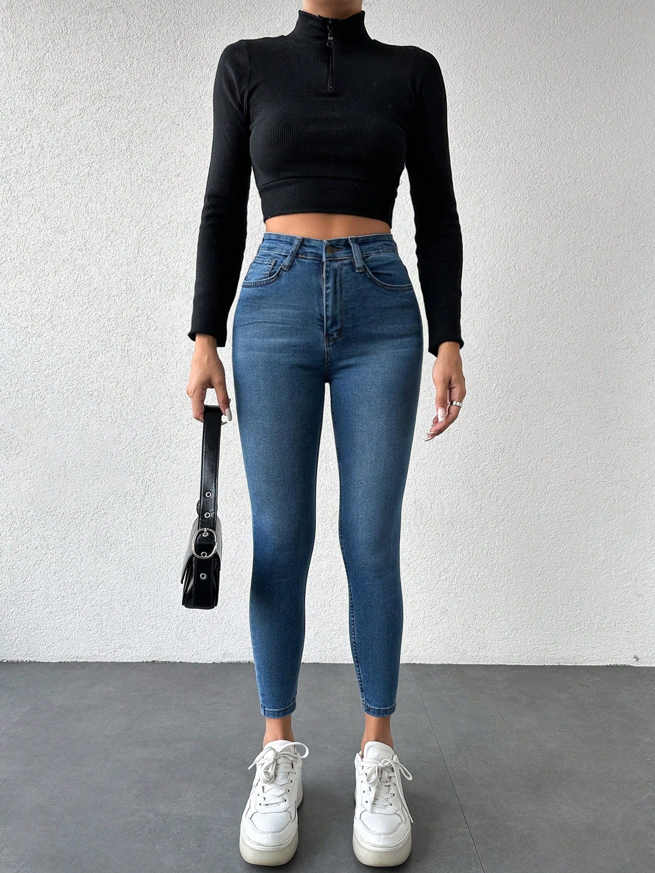 Blugi Dama, Croiala Slim Fit, Elastici, Subtiri