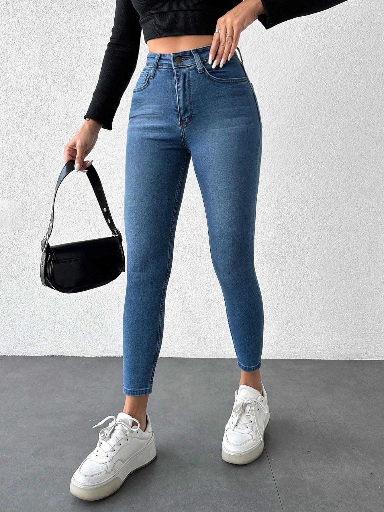 Blugi Dama, Croiala Slim Fit, Elastici, Subtiri