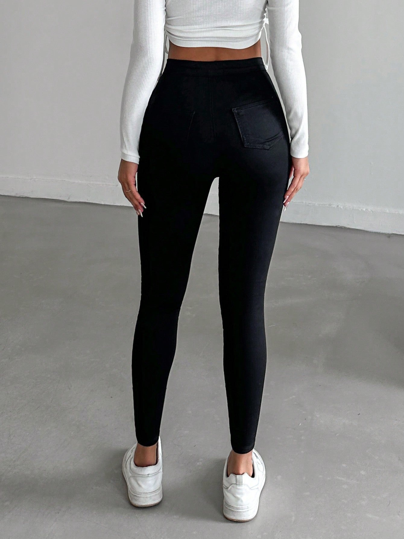 Blugi Dama, Croiala Inalta, Skinny Fit