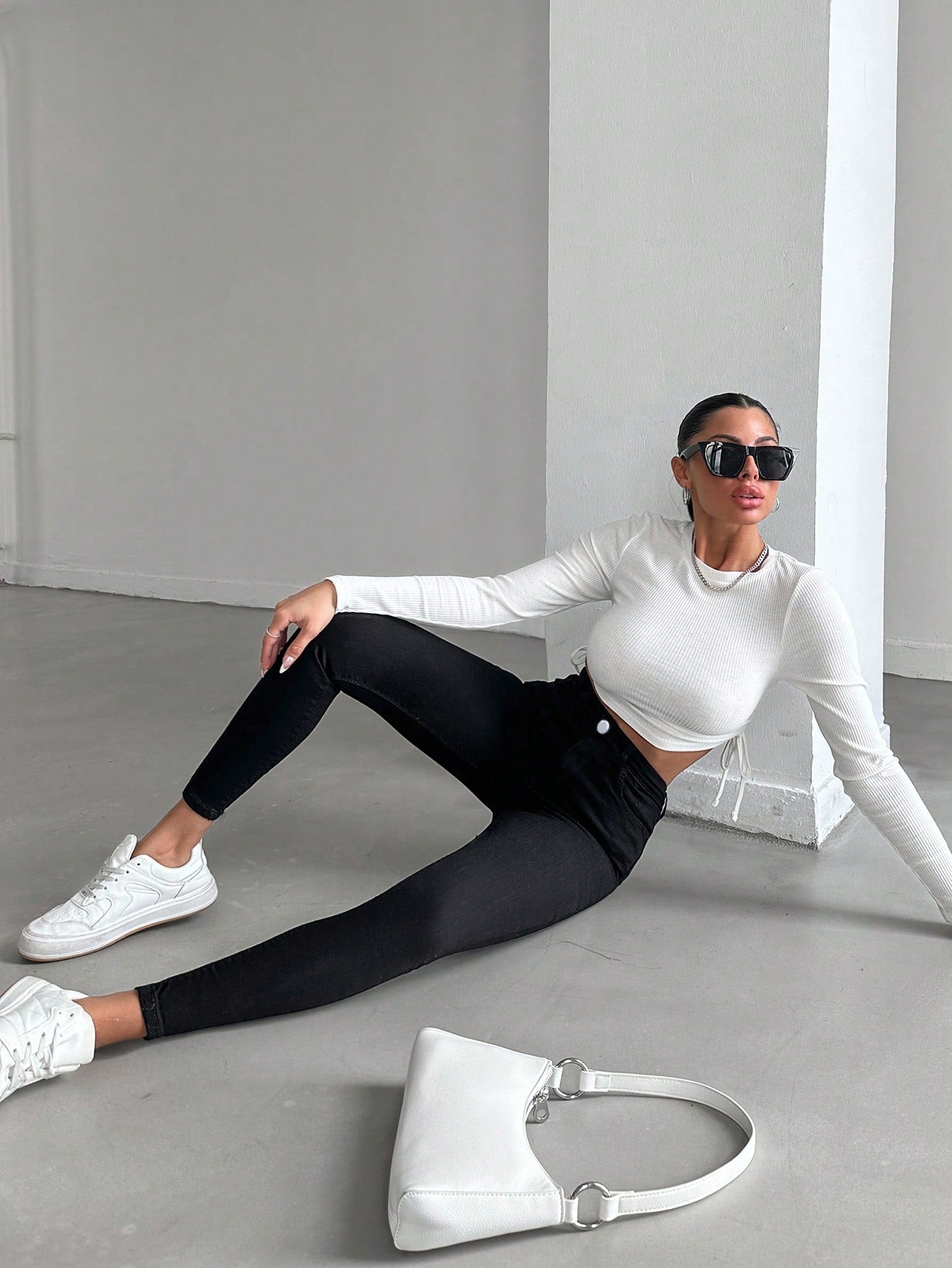 Blugi Dama, Croiala Inalta, Skinny Fit