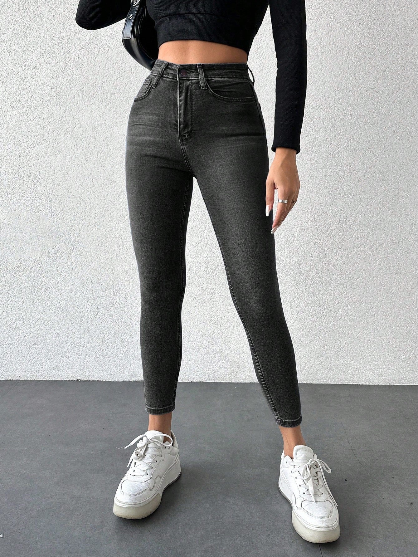Blugi Dama, Croiala Slim Fit, Elastici, Subtiri