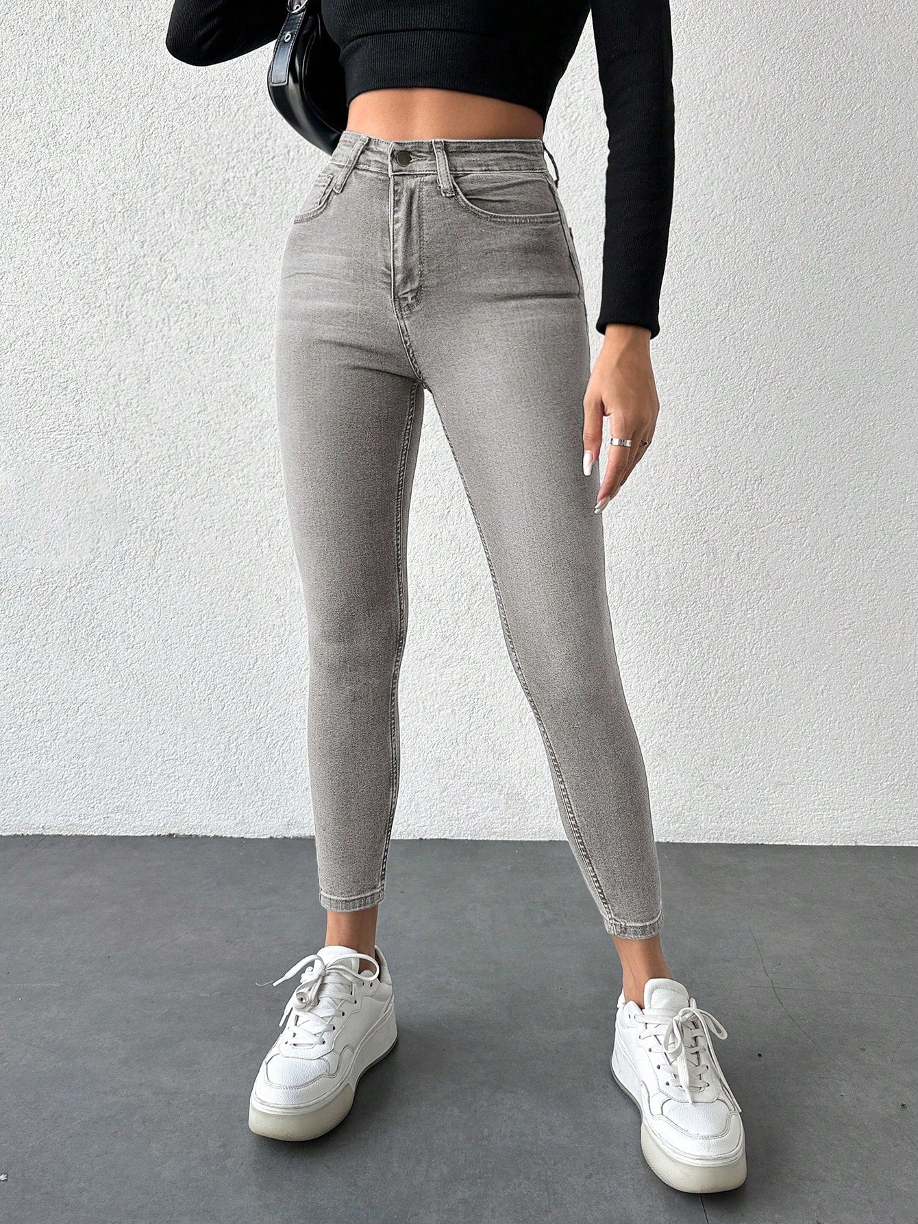 Blugi Dama, Croiala Slim Fit, Elastici, Subtiri