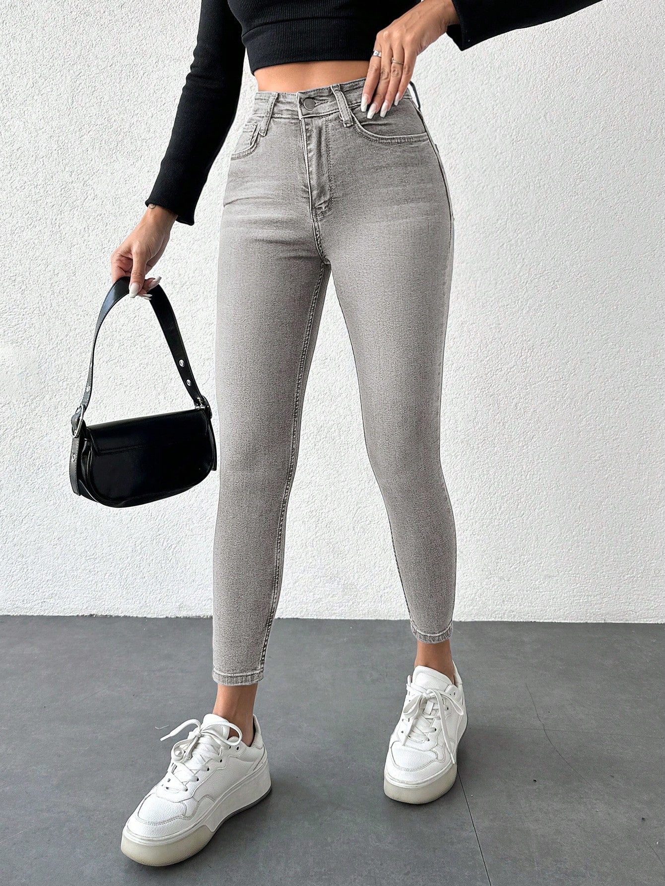 Blugi Dama, Croiala Slim Fit, Elastici, Subtiri