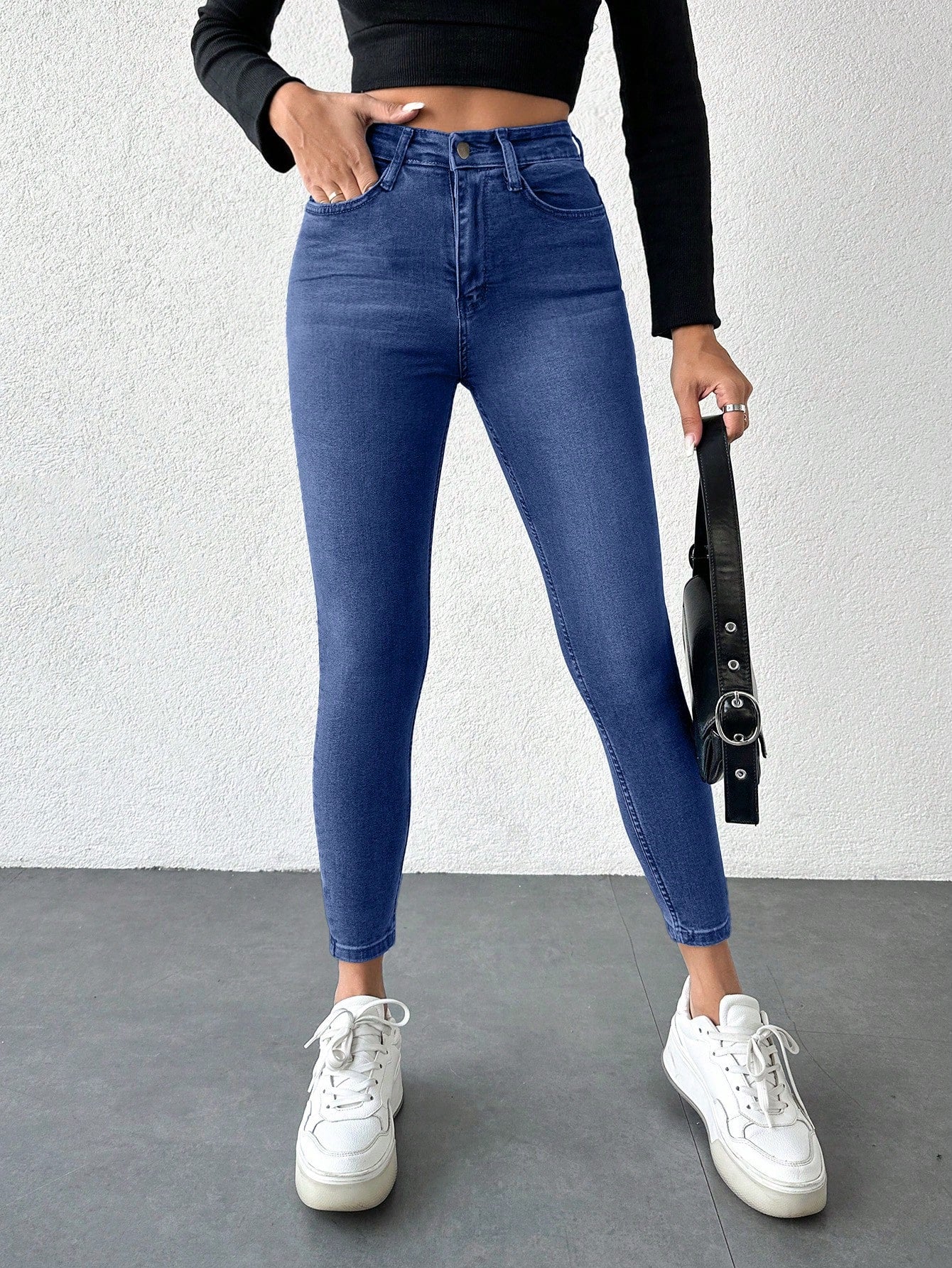 Blugi Dama, Croiala Slim Fit, Elastici, Subtiri