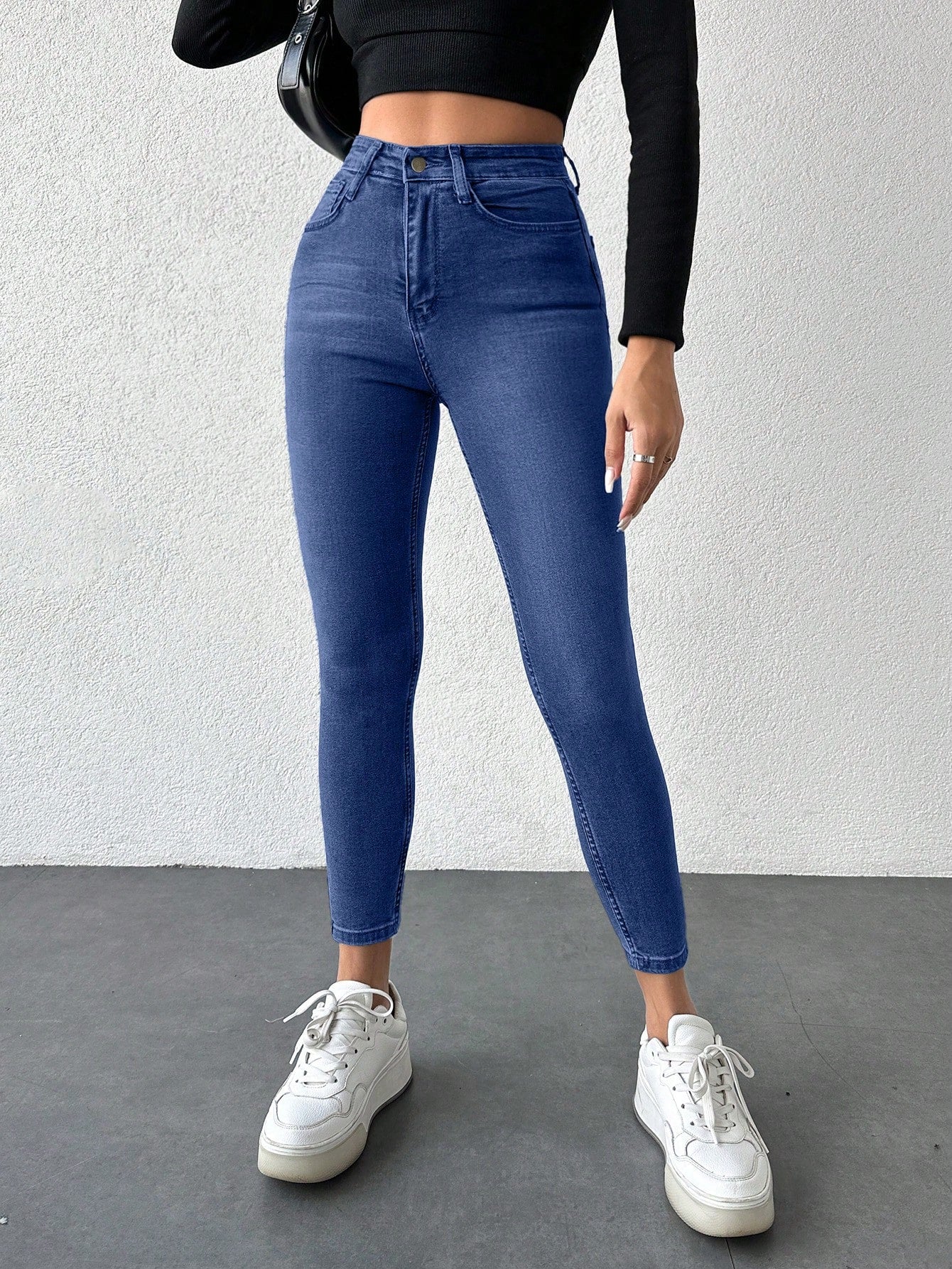 Blugi Dama, Croiala Slim Fit, Elastici, Subtiri