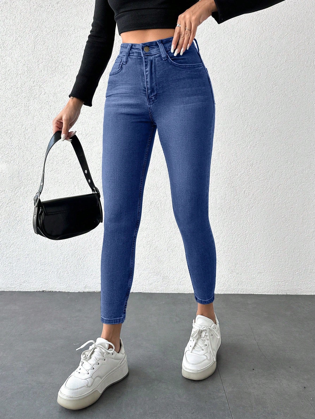 Blugi Dama, Croiala Slim Fit, Elastici, Subtiri