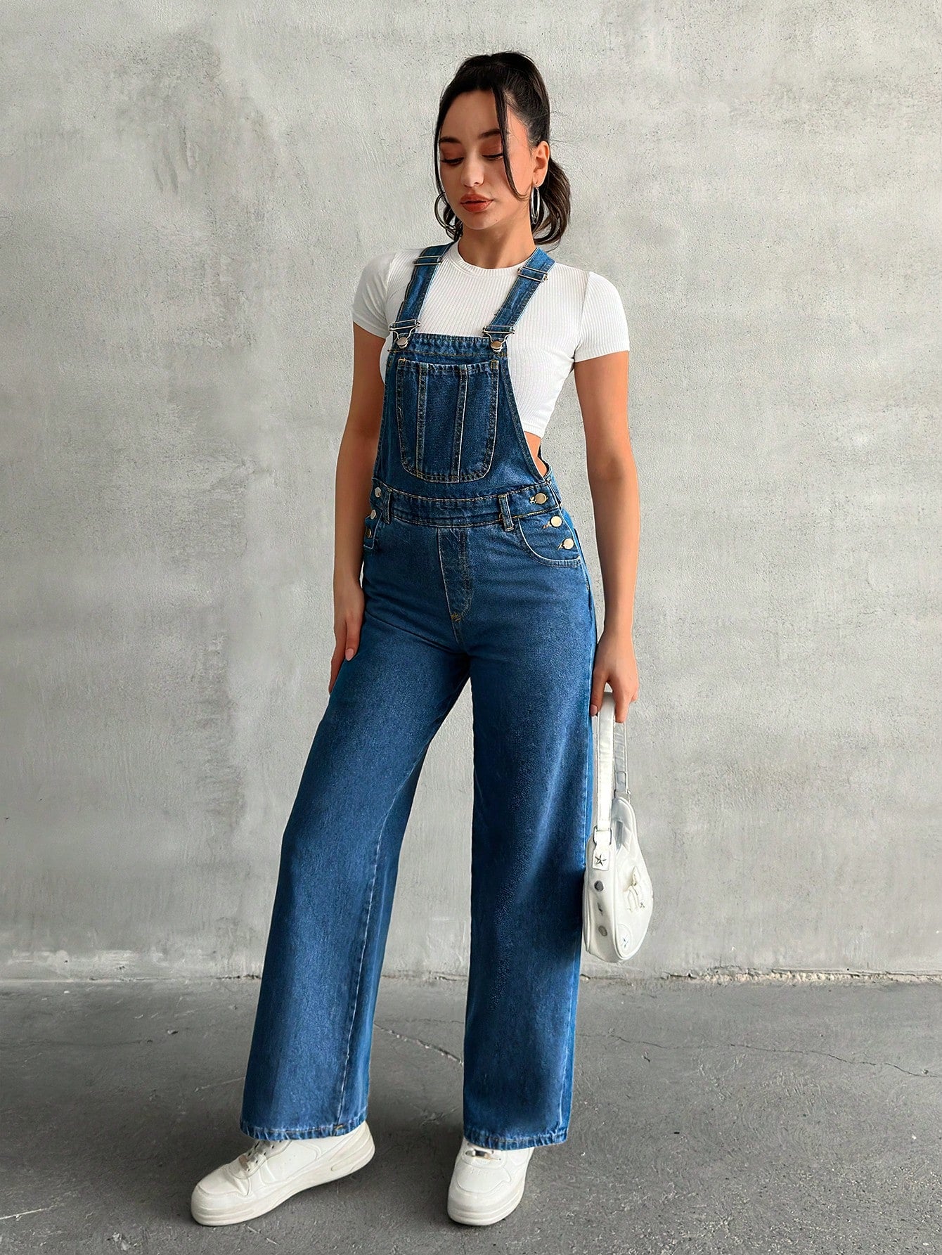 Salopeta Dama, Croiala Slim Fit, Cu Maneca Lunga Si fermoar