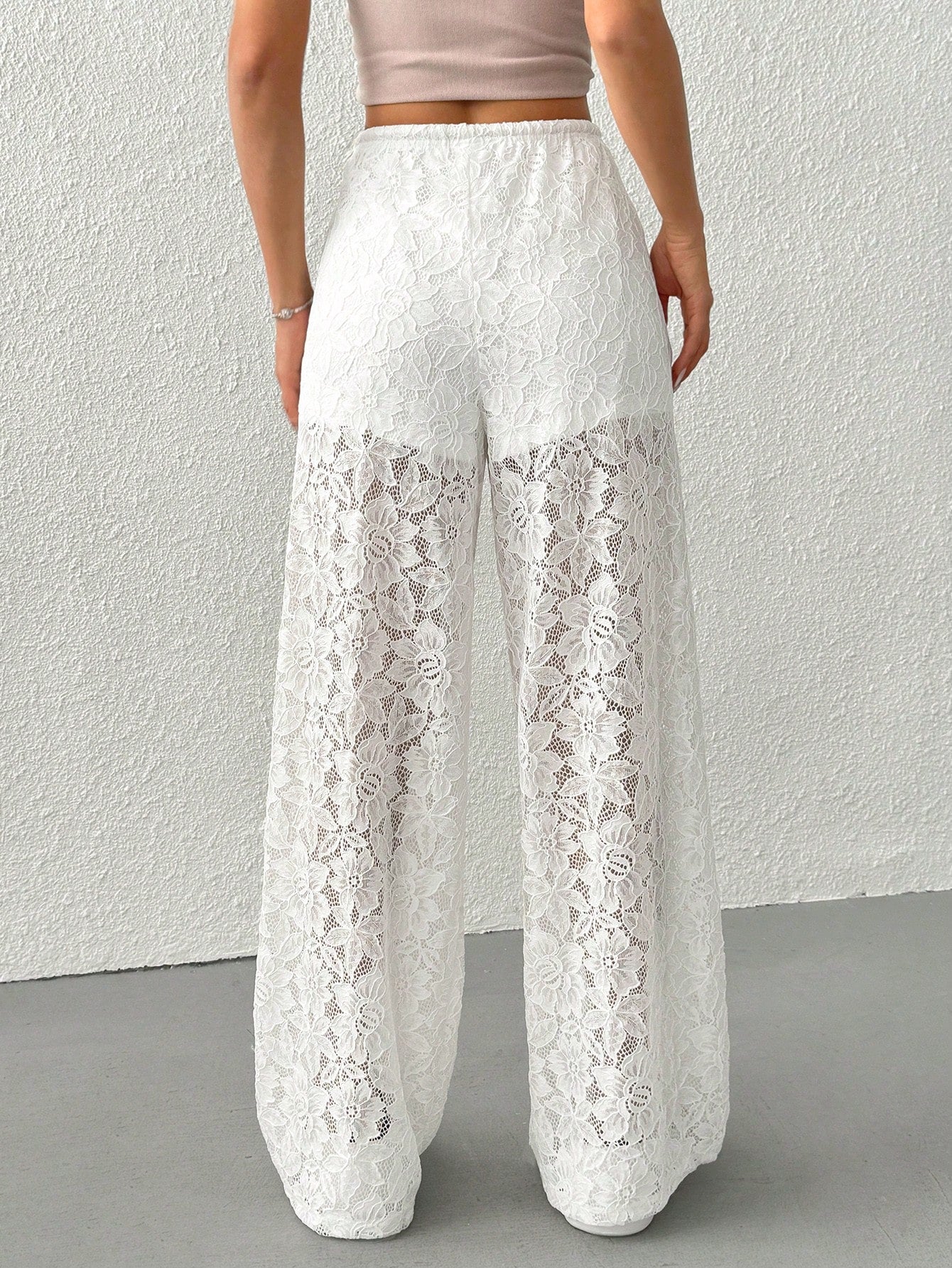 Pantaloni Dama, Dantela, Croiala Lejera