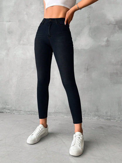 Blugi Dama, Croiala Slim Fit, Elastici, Subtiri