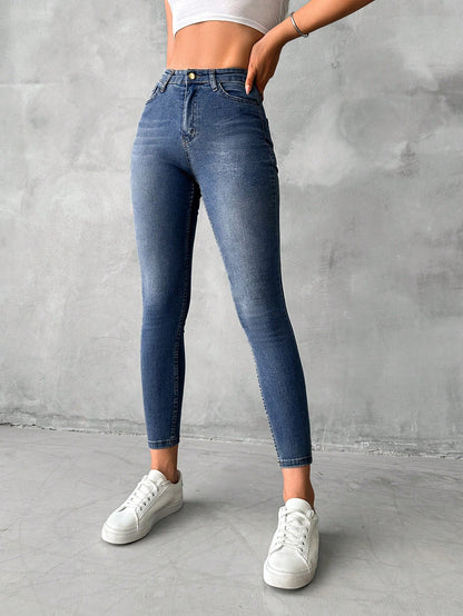 Blugi Dama, Croiala Slim Fit, Elastici, Subtiri