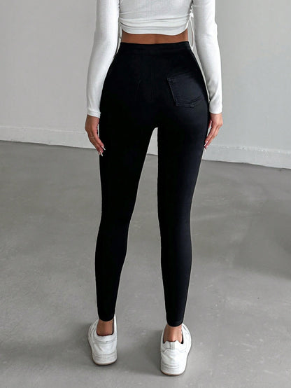 Blugi Dama, Croiala Inalta, Skinny Fit