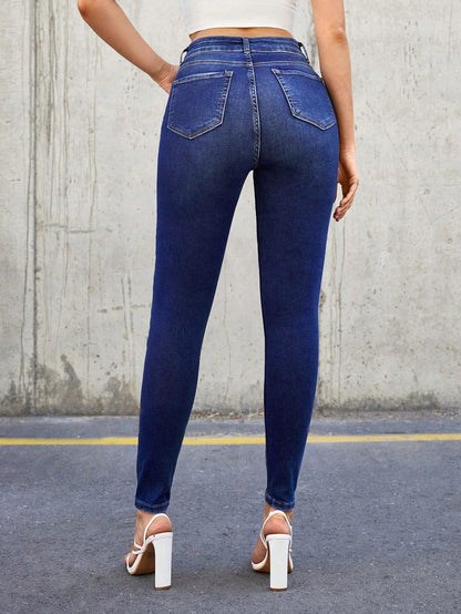 Blugi Dama, Croiala Slim Fit, Elastici, Subtiri