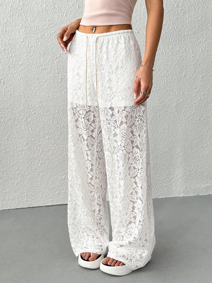 Pantaloni Dama, Dantela, Croiala Lejera